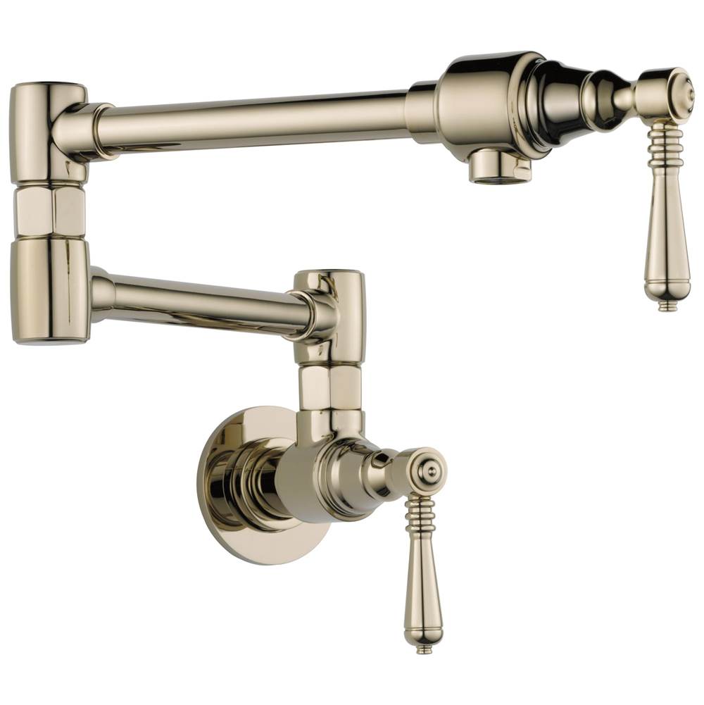 Brizo - Traditional Classic Wall Mount Pot Filler - Polished Nickel