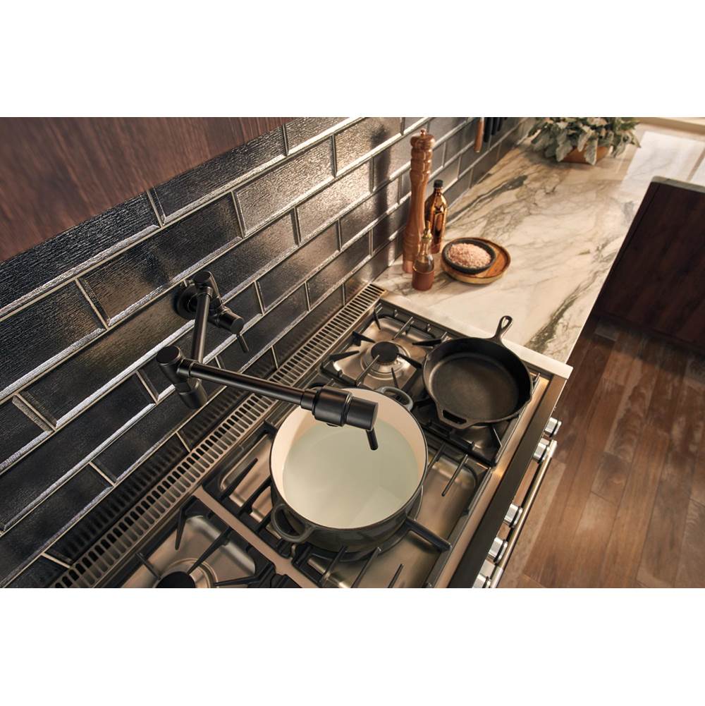 European Linear Wall Mount Pot Filler