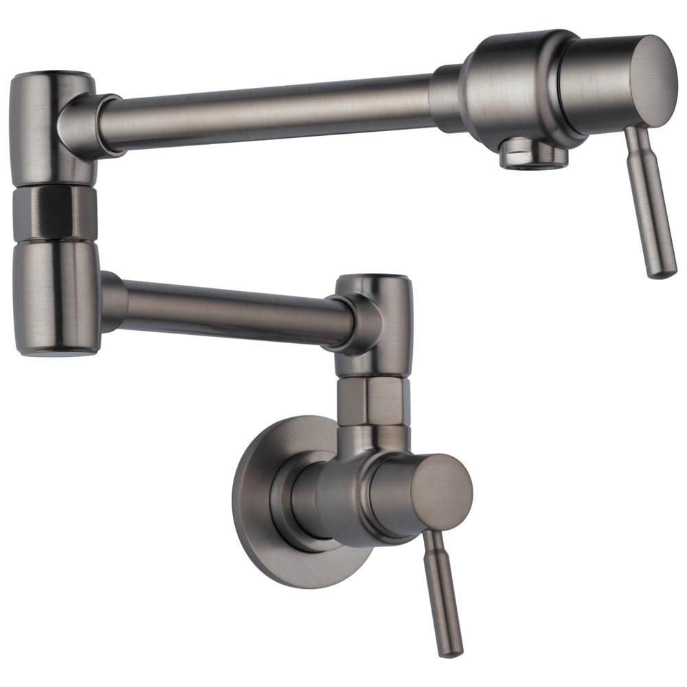 Brizo - European Linear Wall Mount Pot Filler - Luxe Steel