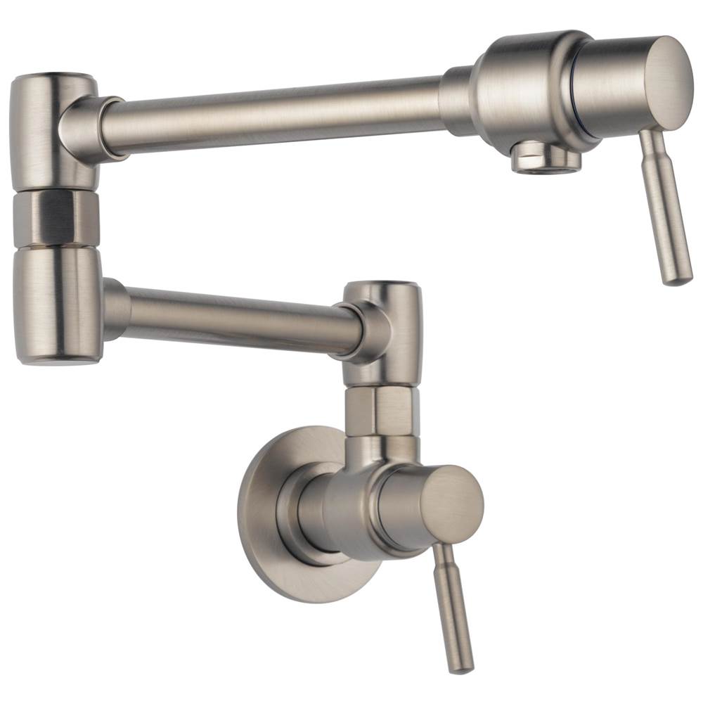 Brizo - European Linear Wall Mount Pot Filler - Stainless