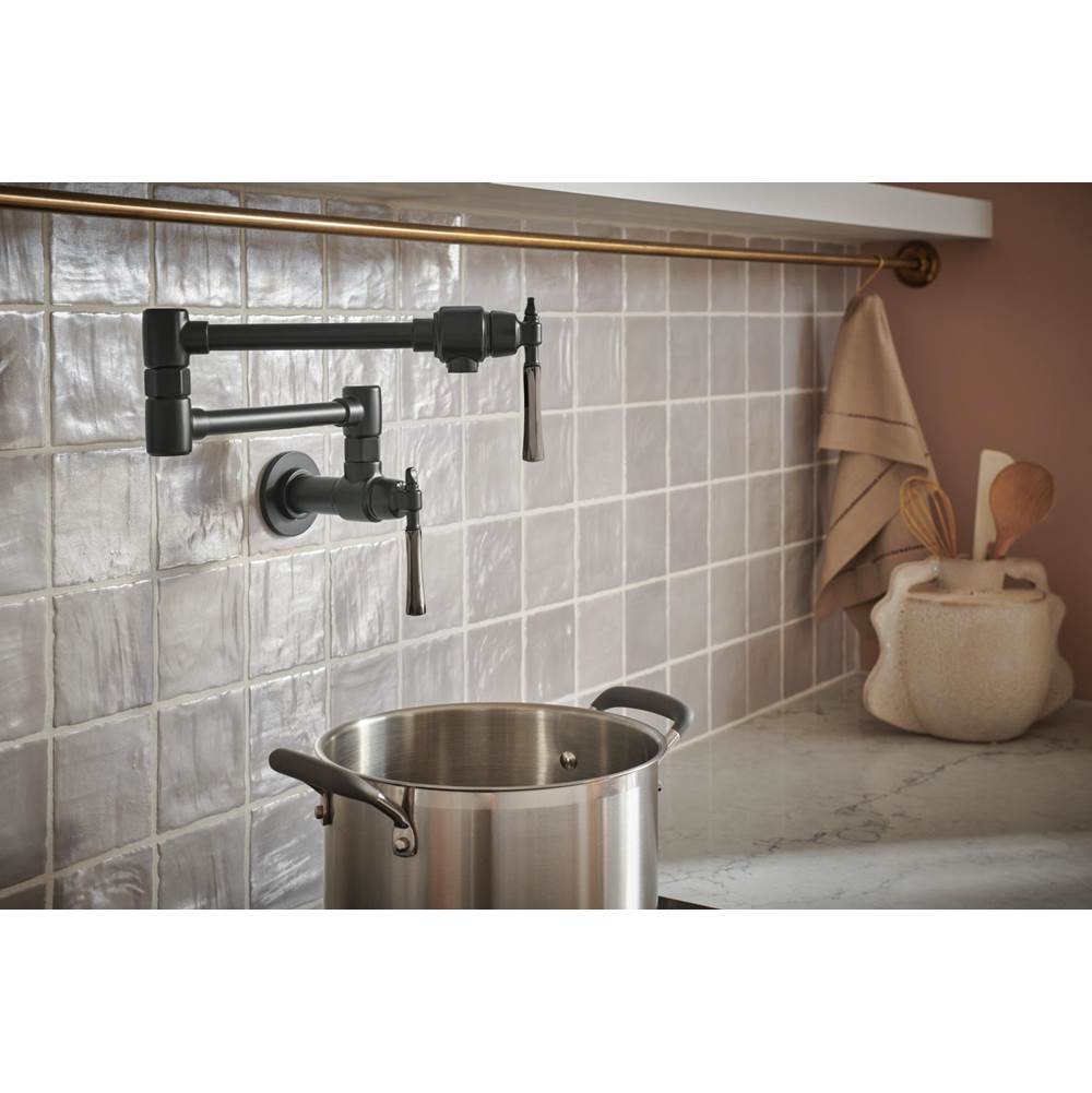 The TulhamE Kitchen Collection by Brizo Wall Mount Pot Filler