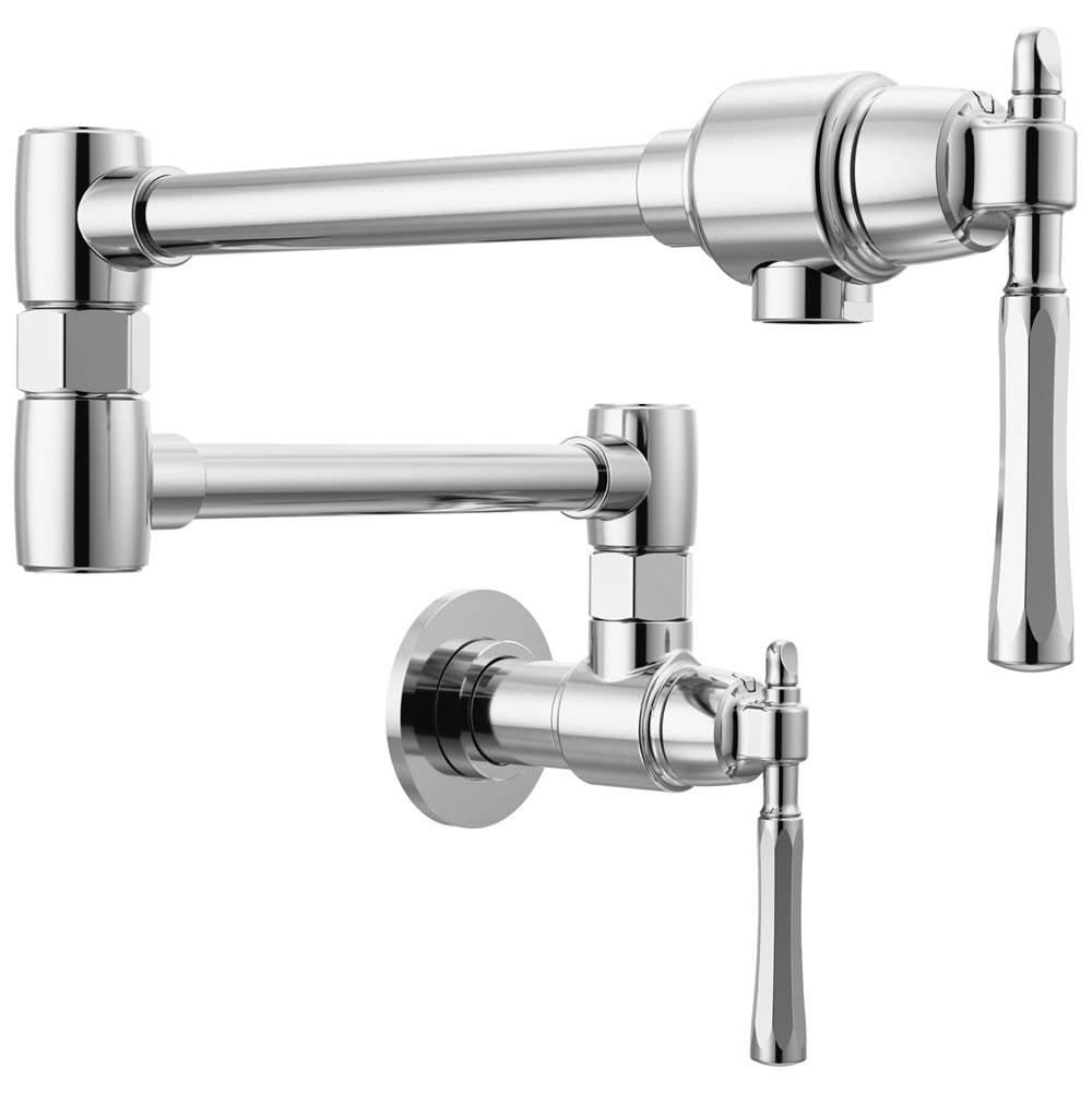 Brizo - The TulhamE Kitchen Collection by Brizo Wall Mount Pot Filler - Chrome