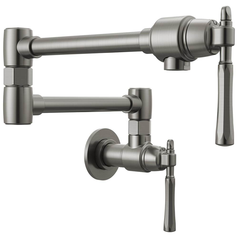 Brizo - The TulhamE Kitchen Collection by Brizo Wall Mount Pot Filler - Luxe Steel