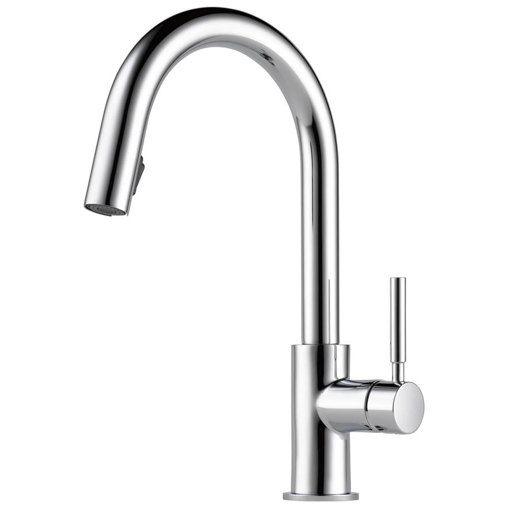 Brizo - Solna Single Handle Pull-Down Kitchen Faucet - Chrome