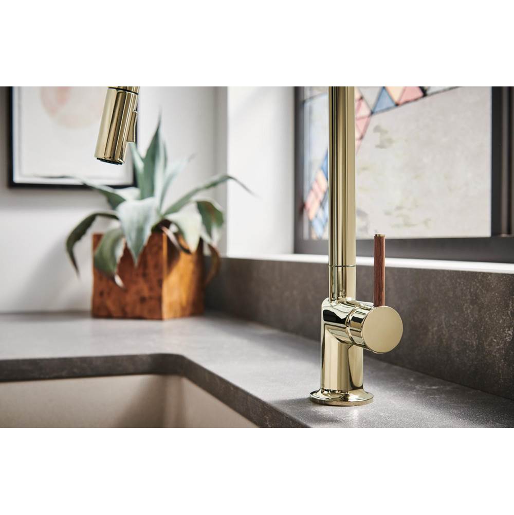 Odin Pull-Down Faucet with Square Spout - Less Handle