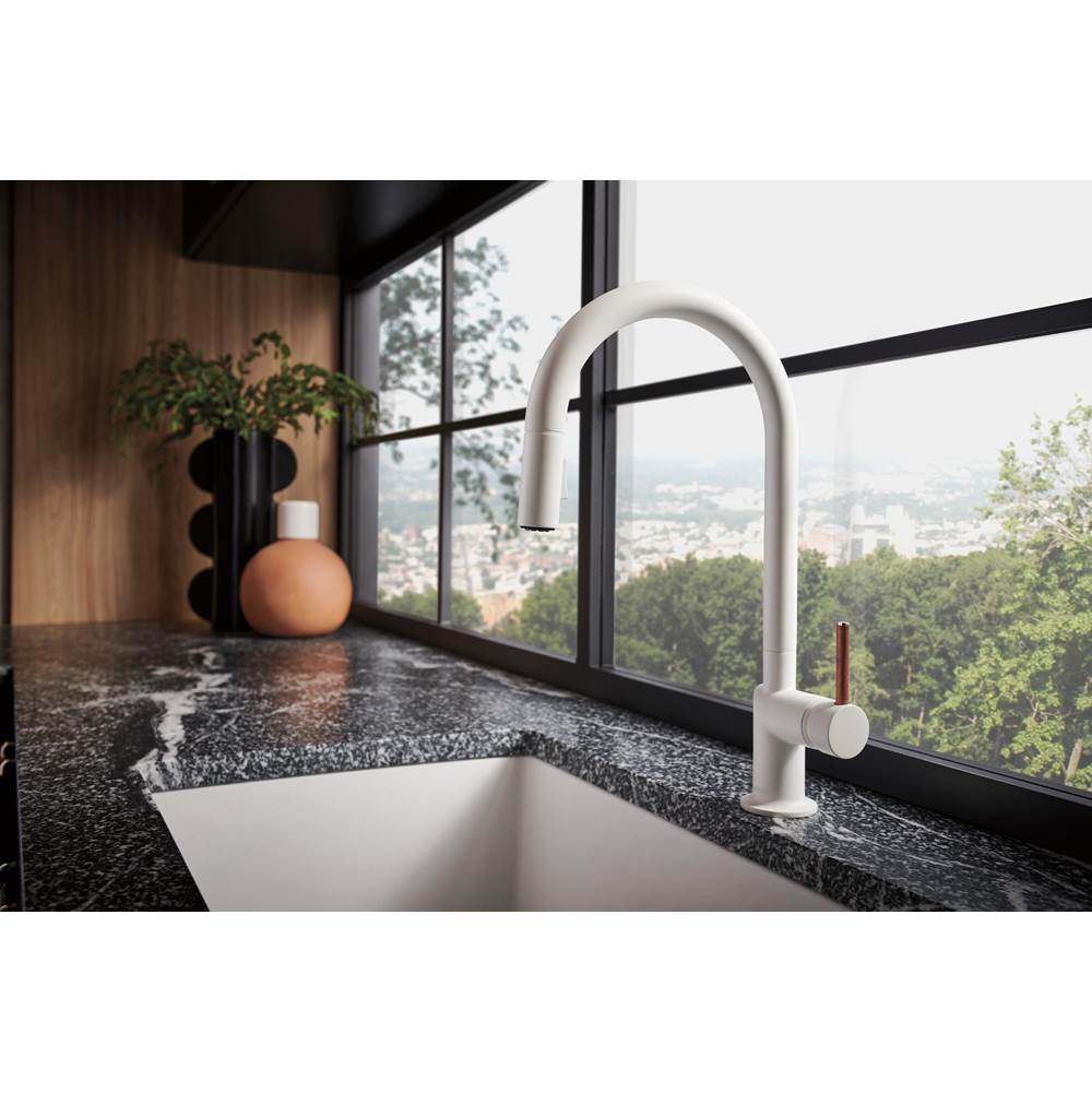 Odin Pull-Down Faucet with Arc Spout - Less Handle