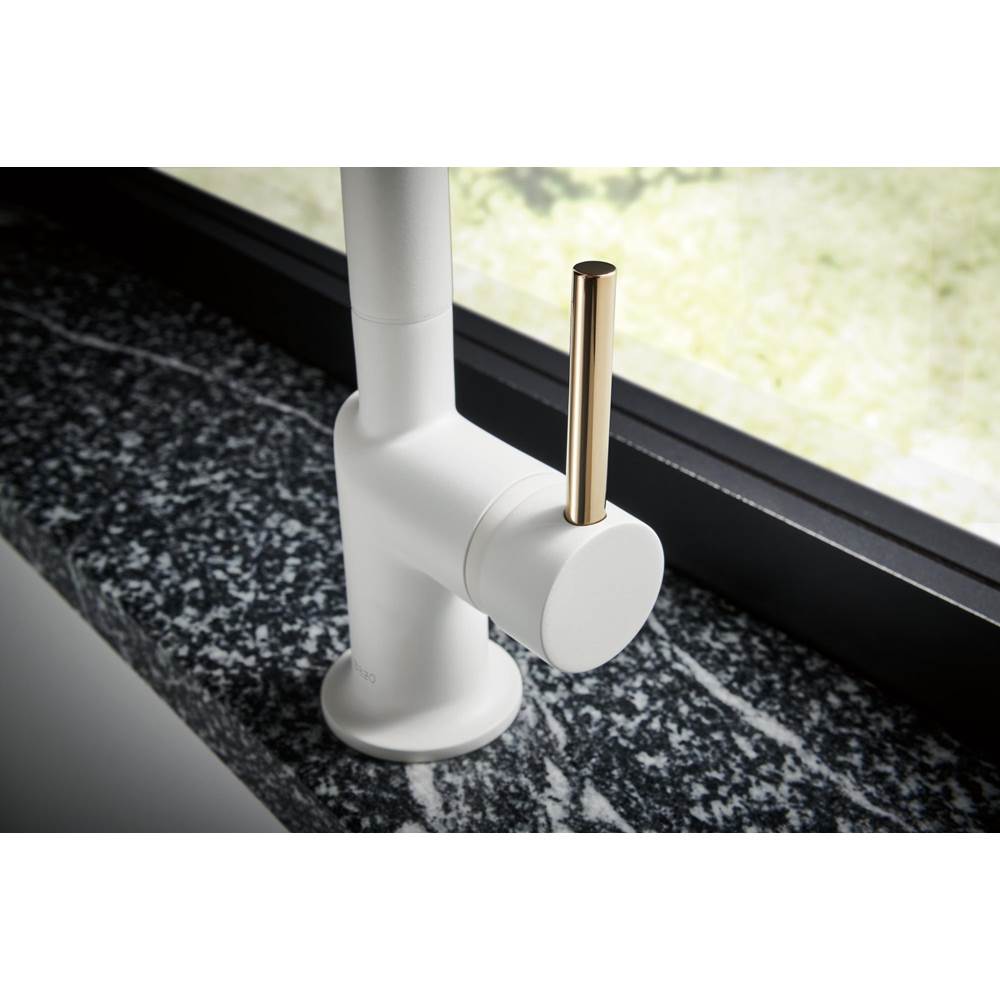 Odin Pull-Down Faucet with Arc Spout - Less Handle