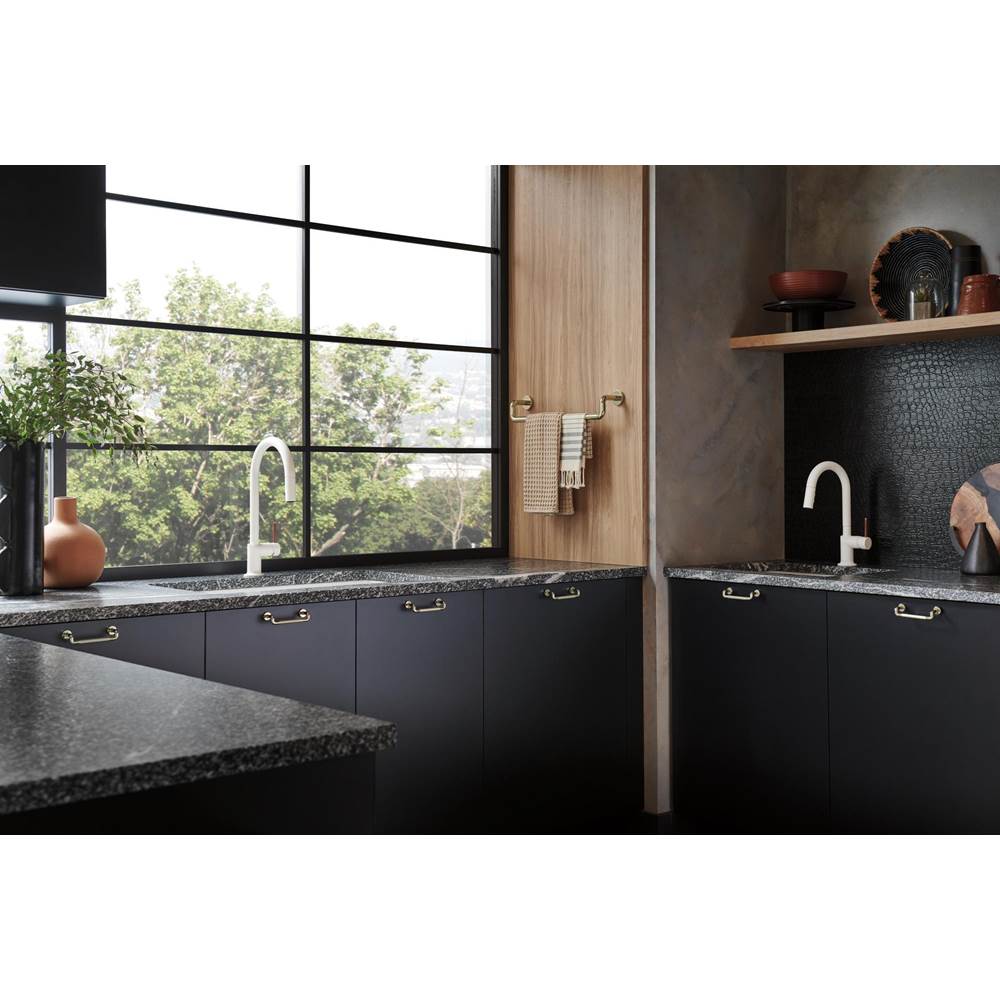 Odin Pull-Down Faucet with Arc Spout - Less Handle