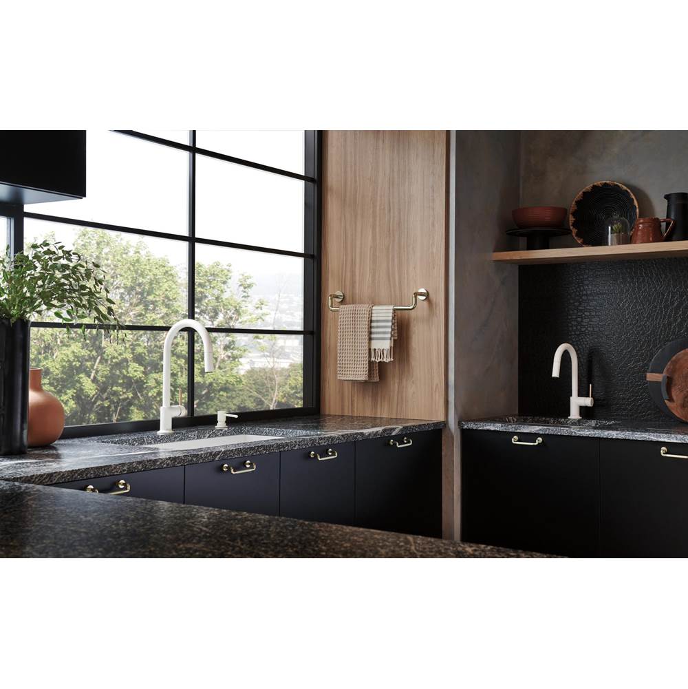 Odin Pull-Down Faucet with Arc Spout - Less Handle