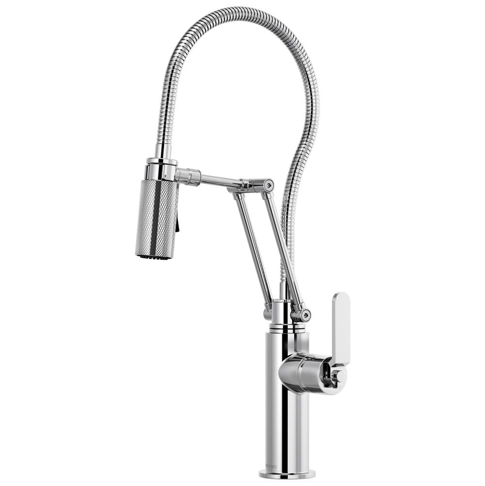 Brizo - Litze Articulating Faucet With Finished Hose - Chrome