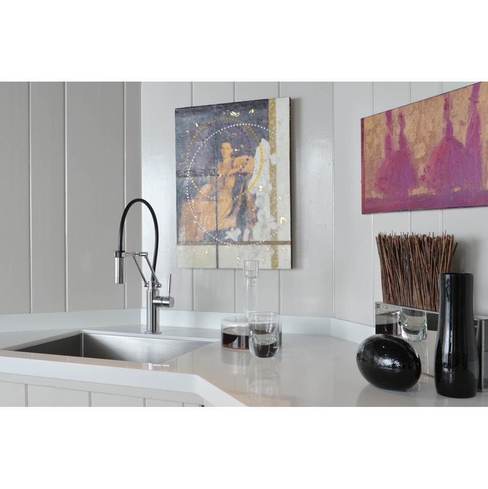 Solna Single Handle Articulating Kitchen Faucet