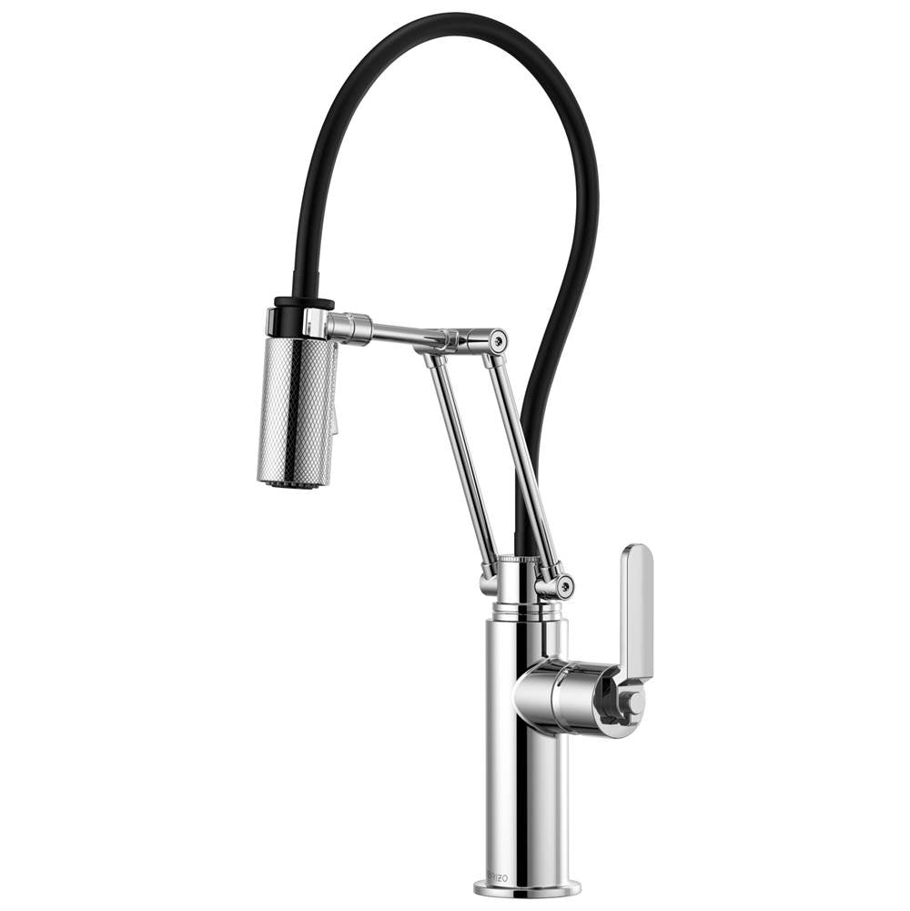 Brizo - Litze Articulating Faucet with Industrial Handle - Chrome