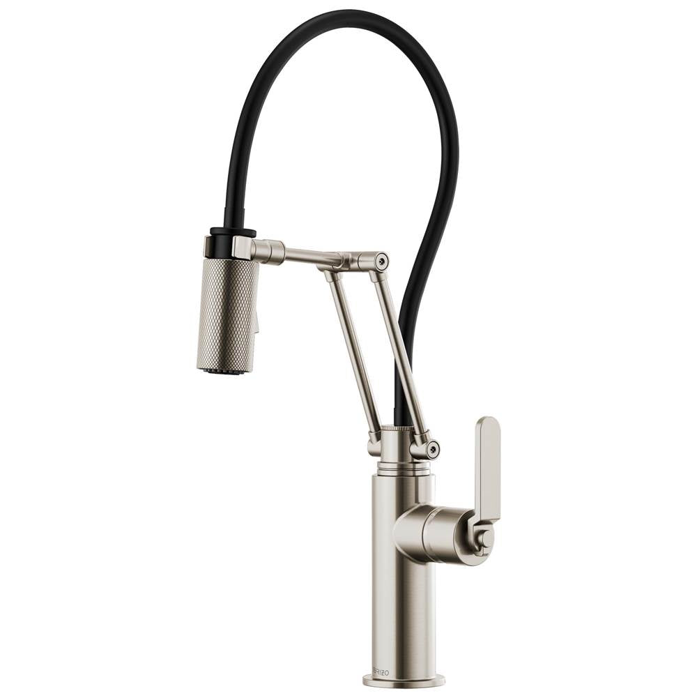 Brizo - Litze Articulating Faucet with Industrial Handle - Stainless