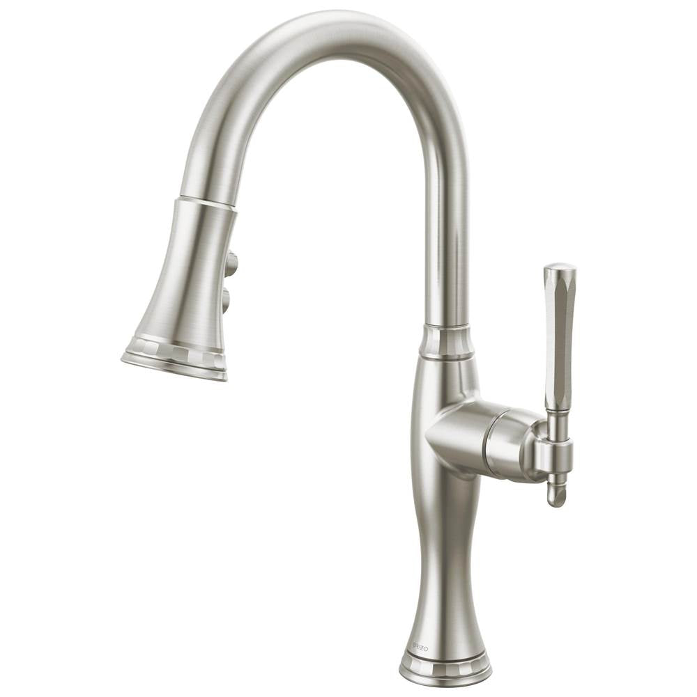 Brizo - The TulhamE Kitchen Collection by Brizo Pull-Down Prep Kitchen Faucet - Stainless
