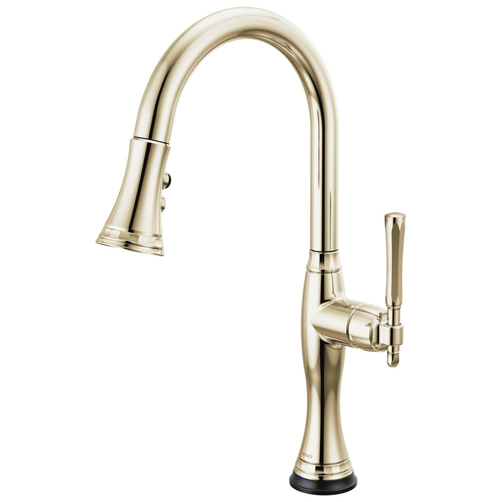 Brizo - The TulhamE Kitchen Collection by Brizo SmartTouch Pull-Down Kitchen Faucet - Polished Nickel