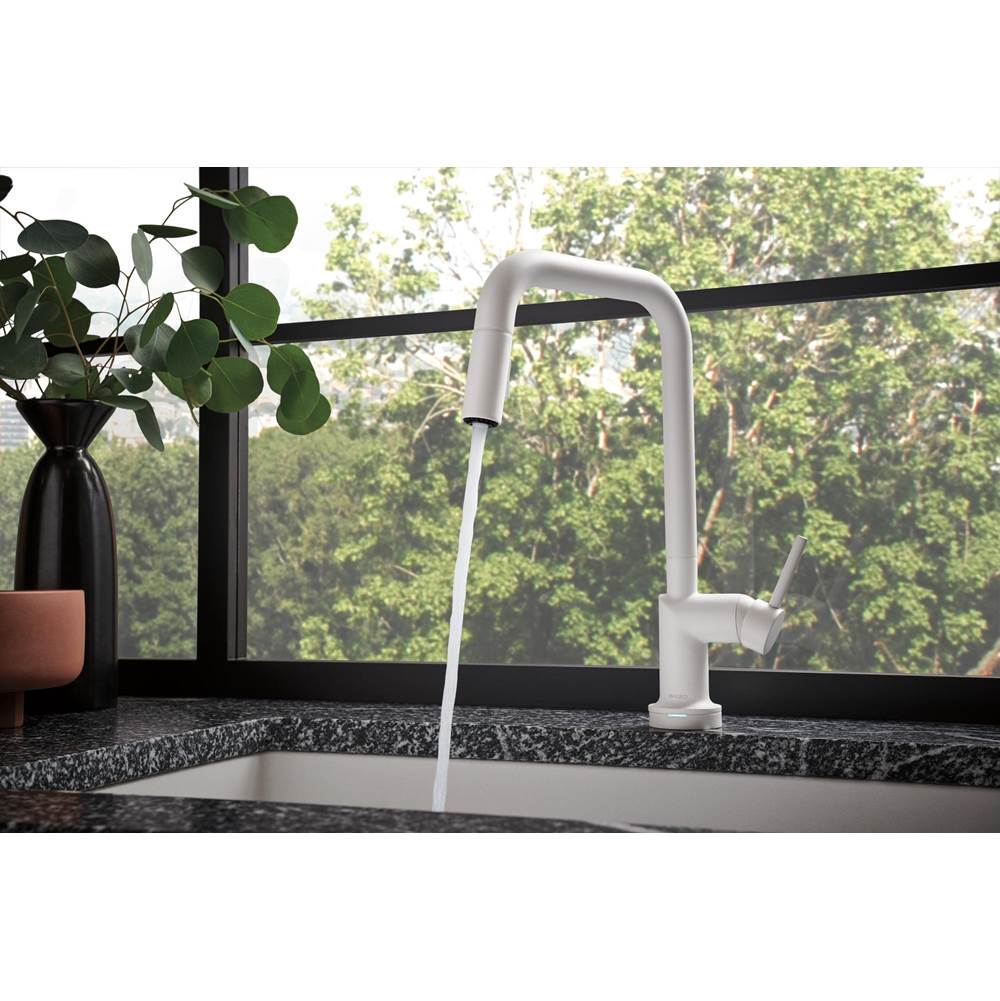 Odin SmartTouch Pull-Down Kitchen Faucet with Square Spout - Less Handle
