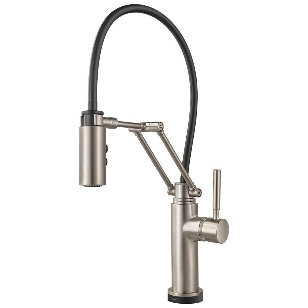 Brizo - Solna Single Handle Articulating Kitchen Kitchen Faucet with SmartTouch Technology - Stainless