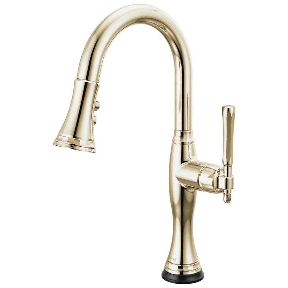 Brizo - The TulhamE Kitchen Collection by Brizo SmartTouch Pull-Down Prep Kitchen Faucet - Polished Nickel