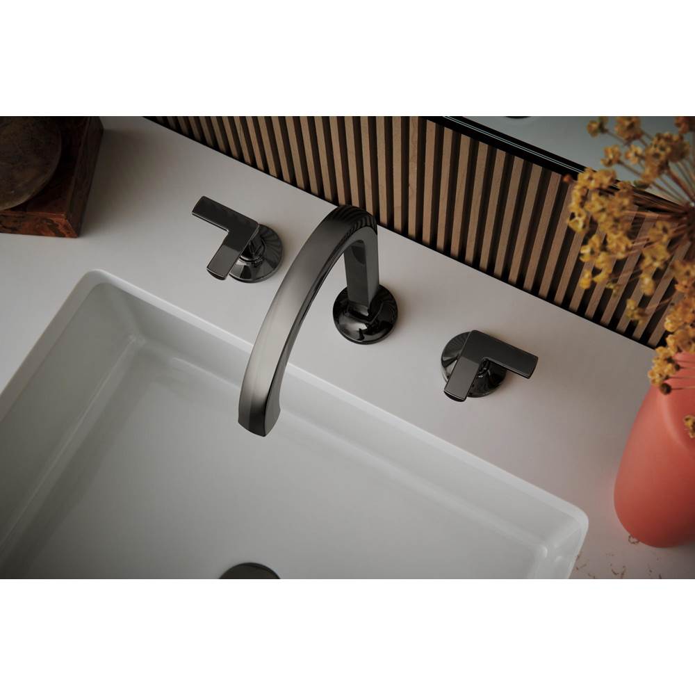 Kintsu Widespread Lavatory Faucet with Arc Spout - Less Handles 1.5 GPM