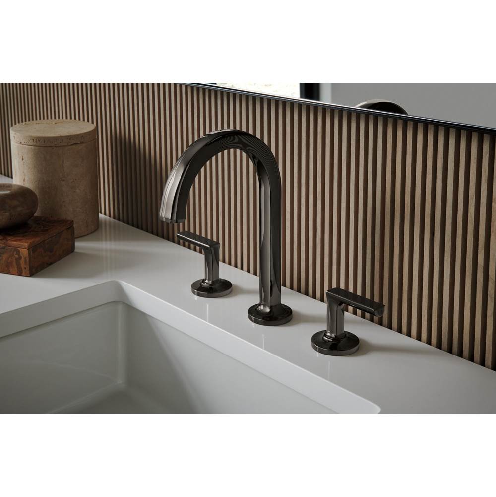 Kintsu Widespread Lavatory Faucet with Arc Spout - Less Handles 1.5 GPM
