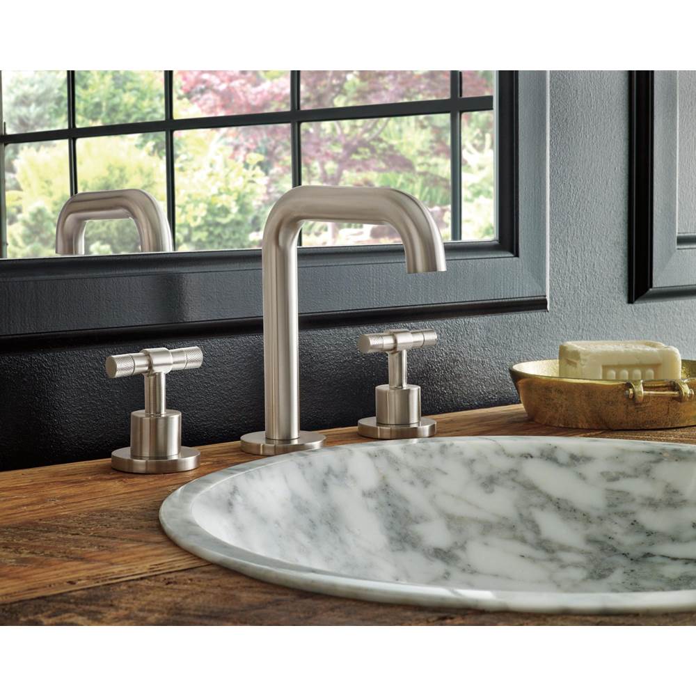 Litze Widespread Lavatory Faucet with High Spout - Less Handles 1.2 GPM