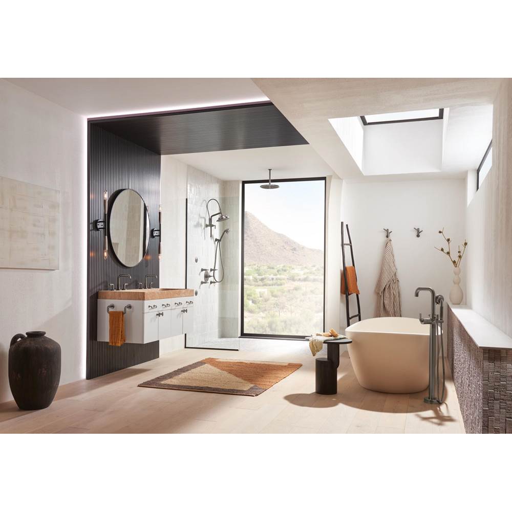 Litze Widespread Lavatory Faucet with High Spout - Less Handles 1.5 GPM