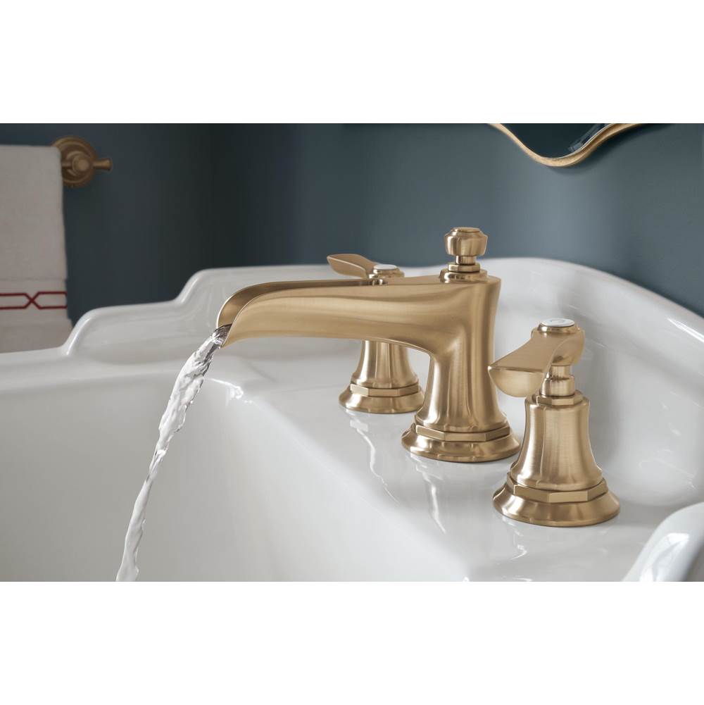 Rook Widespread Lavatory Faucet with Channel Spout - Less Handles 1.5 GPM