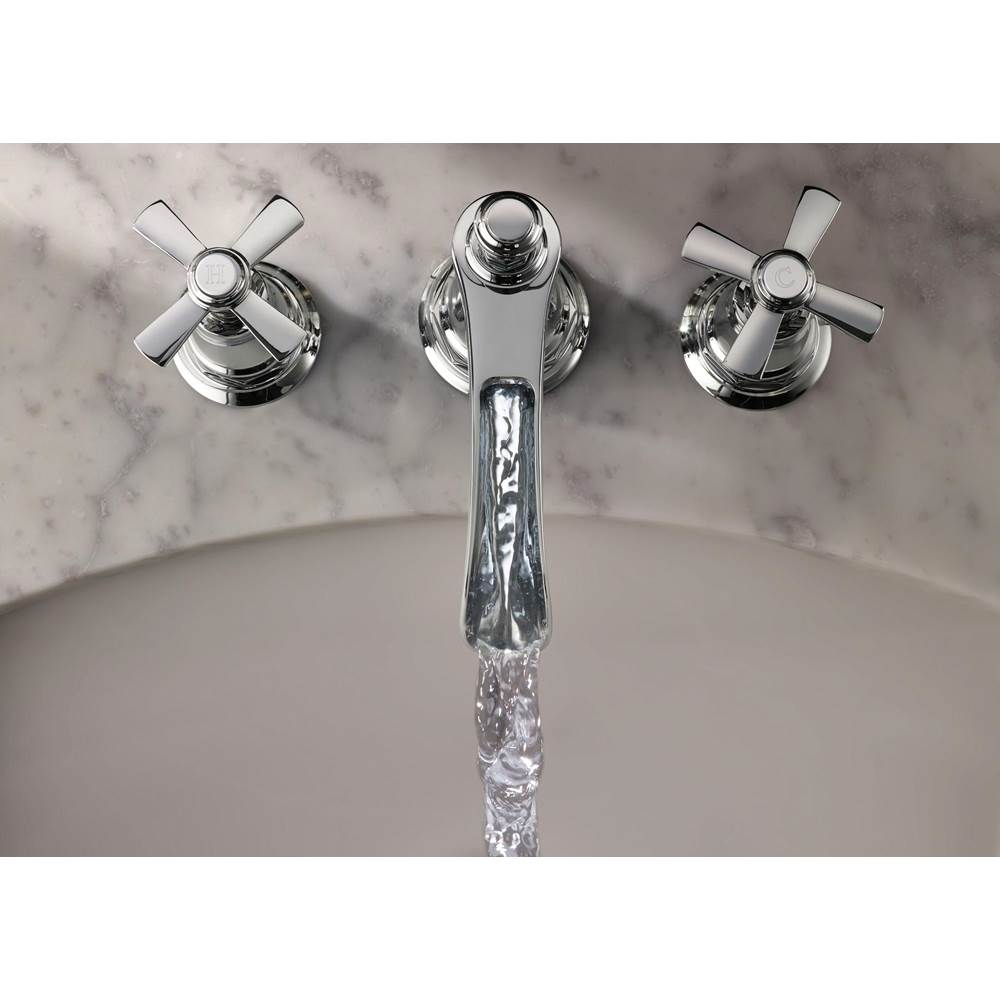 Rook Widespread Lavatory Faucet with Channel Spout - Less Handles 1.5 GPM