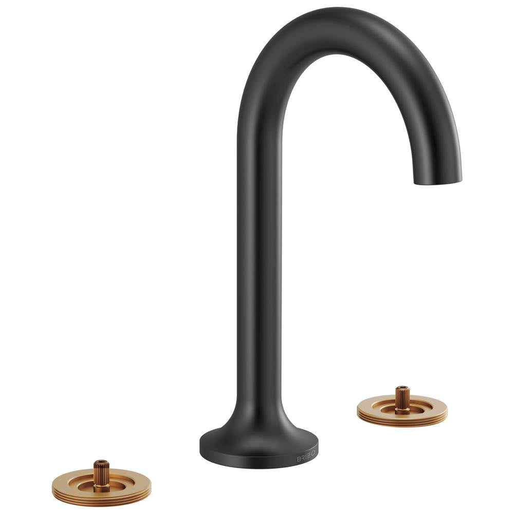 Brizo - Jason Wu for BrizoE Widespread Lavatory Faucet - Less Handles - Matte Black