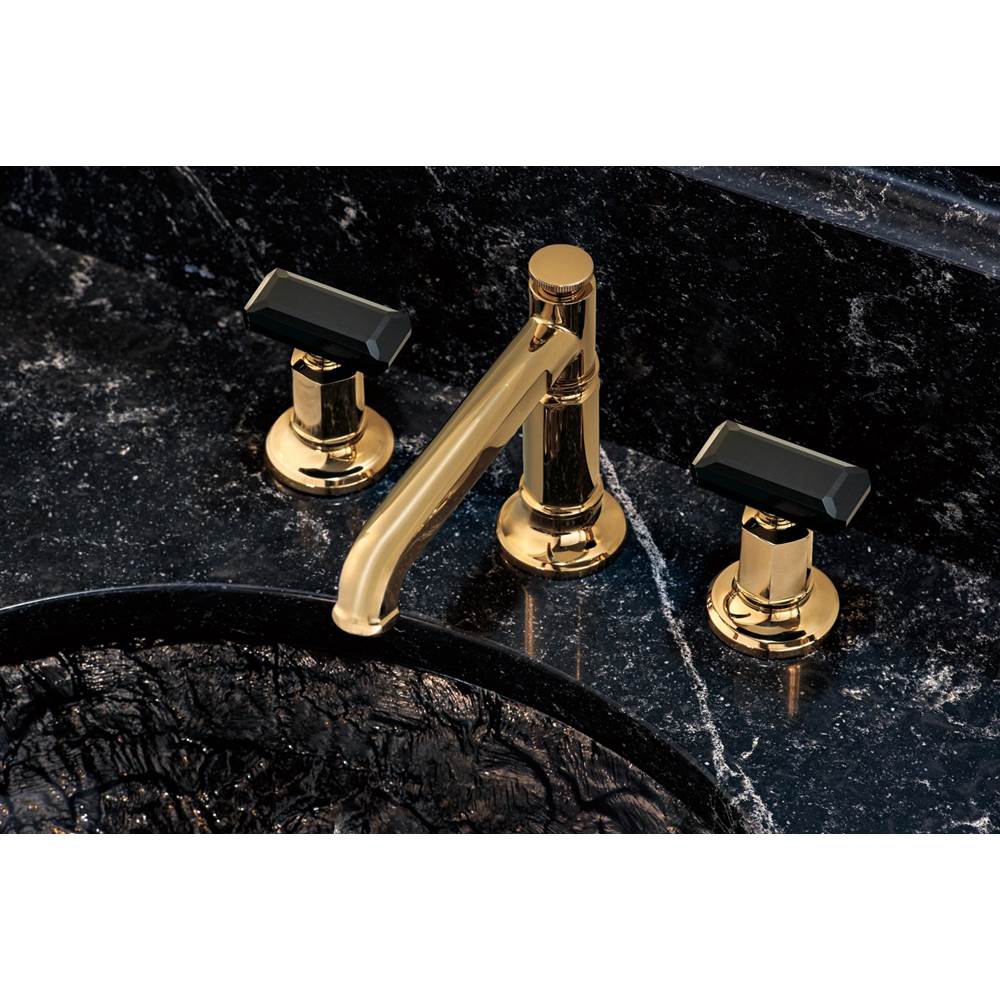 Invari Widespread Lavatory Faucet with Arc Spout - Less Handles 1.5 GPM