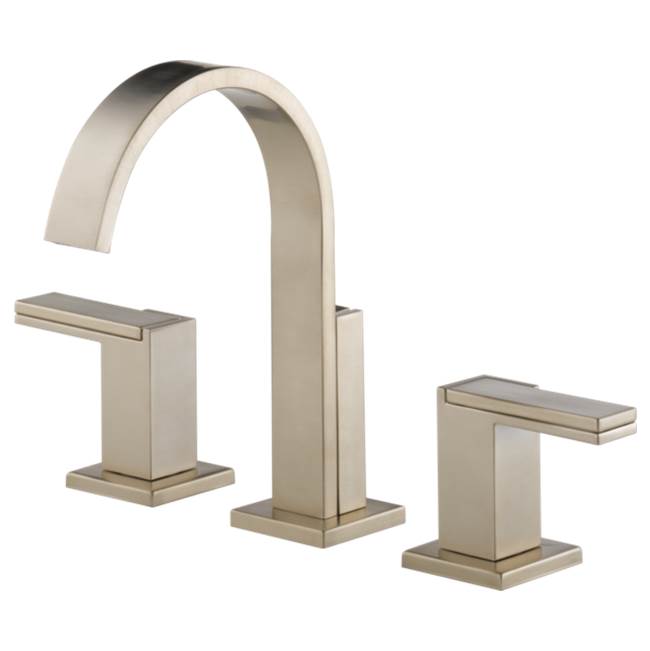 Brizo - Siderna Widespread Lavatory Faucet - Less Handles 1.5 GPM - Brushed Nickel