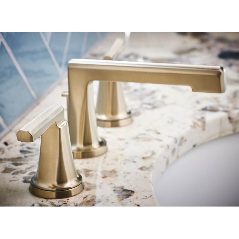 LevoirE Widespread Lavatory Faucet With Low Spout - Less Handles