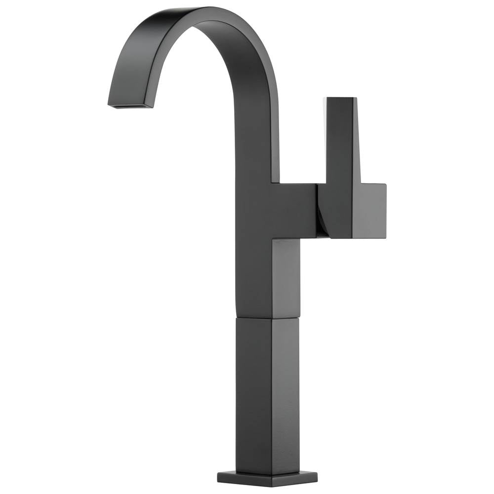 Brizo - Siderna Single-Handle Vessel Lavatory Faucet 1.2 GPM - Matte Black