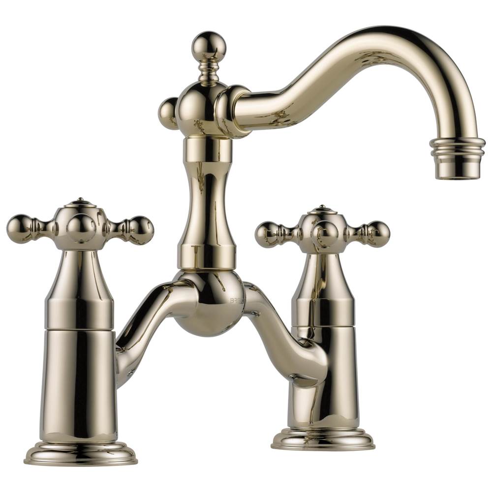 Brizo - Tresa Two-Handle Widespread Bridge Lavatory Faucet 1.2 GPM - Polished Nickel