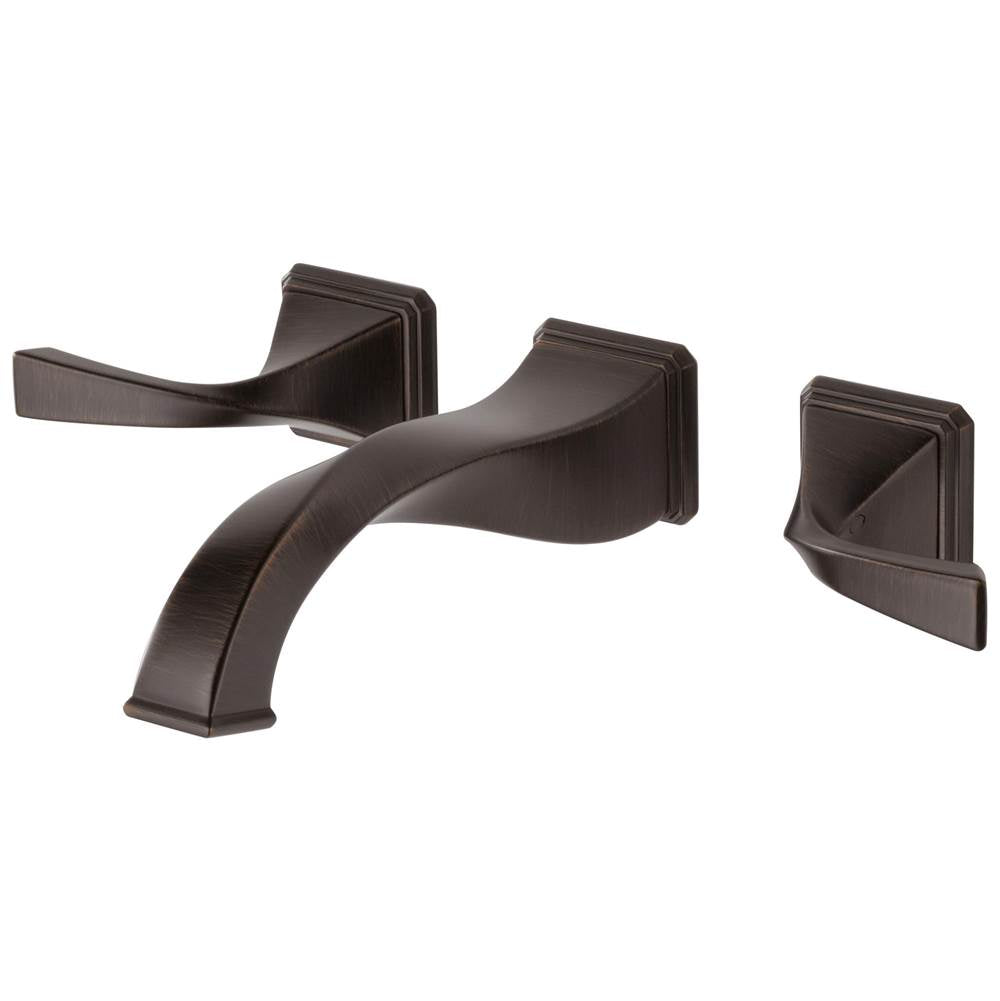Brizo - Virage Two-Handle Wall Mount Lavatory Faucet 1.2 GPM - Venetian Bronze