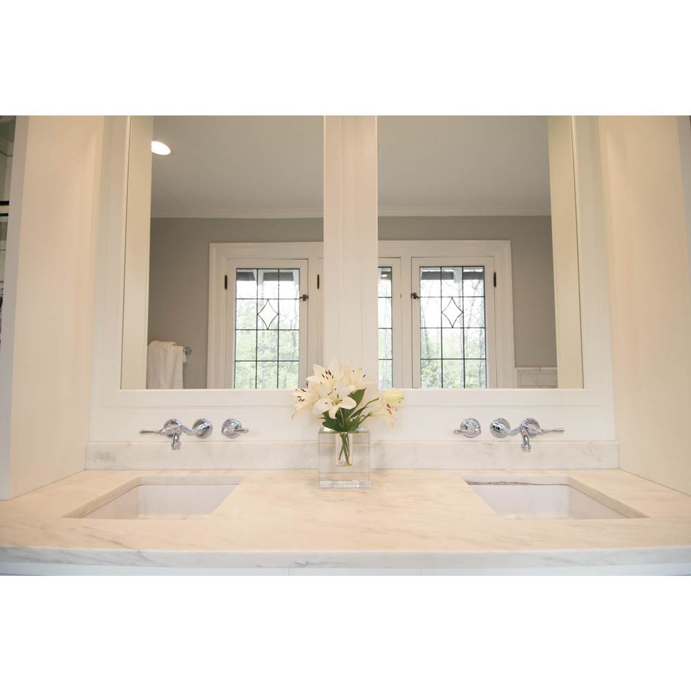 Tresa Two-Handle Wall Mount Lavatory Faucet with Lever Handles 1.5 GPM