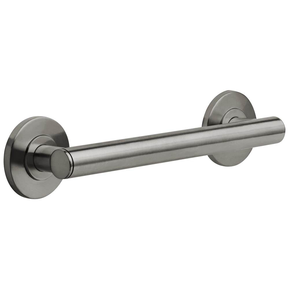 Brizo - Other 12'' Linear Round Grab Bar - Luxe Steel