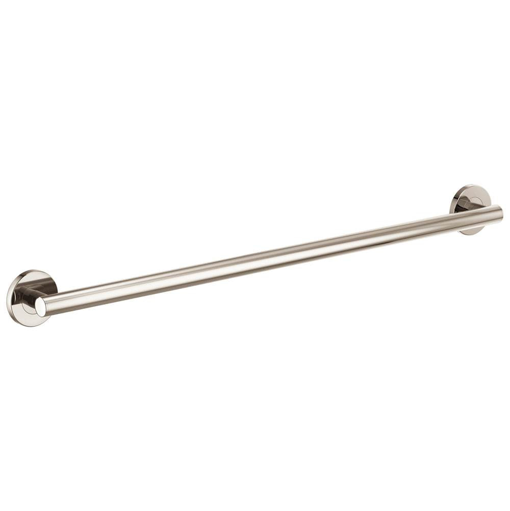 Brizo - Other 36'' Linear Round Grab Bar - Polished Nickel