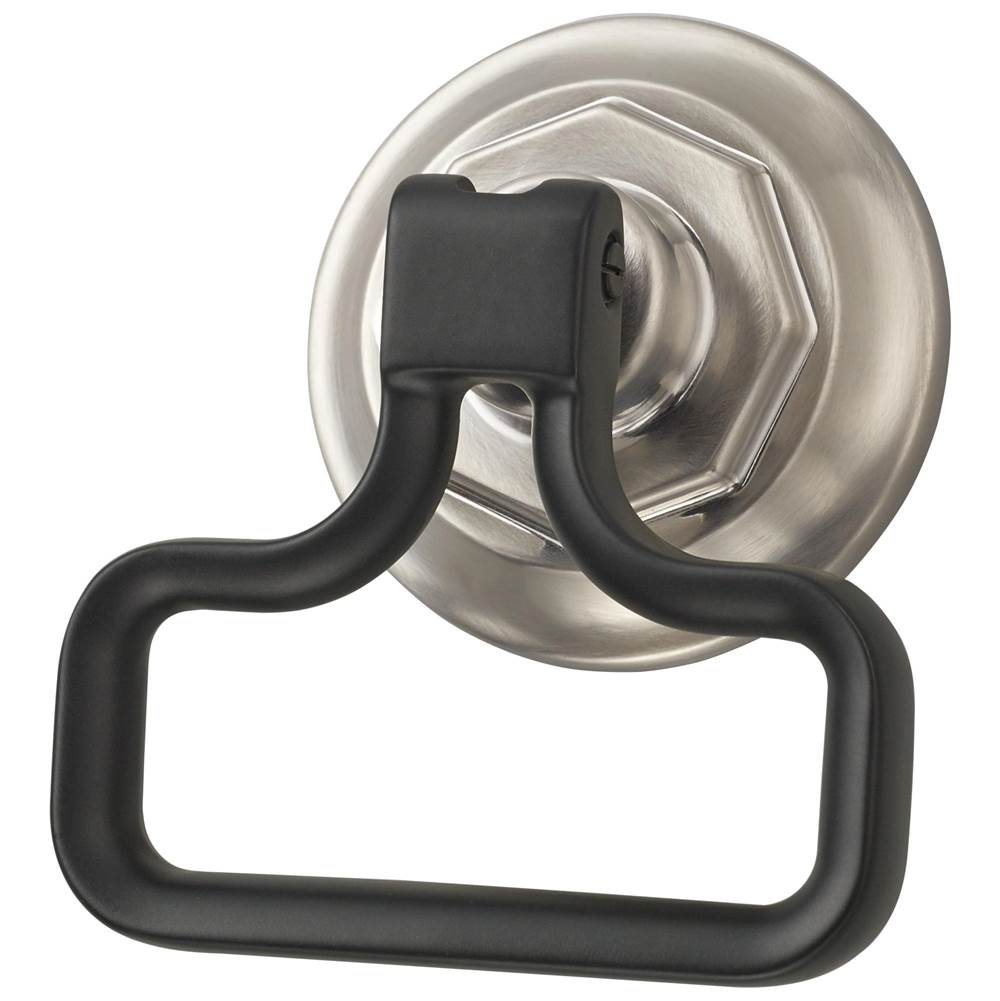Brizo - Rook Drawer Knob - Luxe Nickel With Matte Black