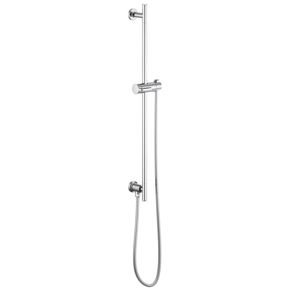 Brizo - Universal Showering Linear Round Slide Bar With Hose - Chrome