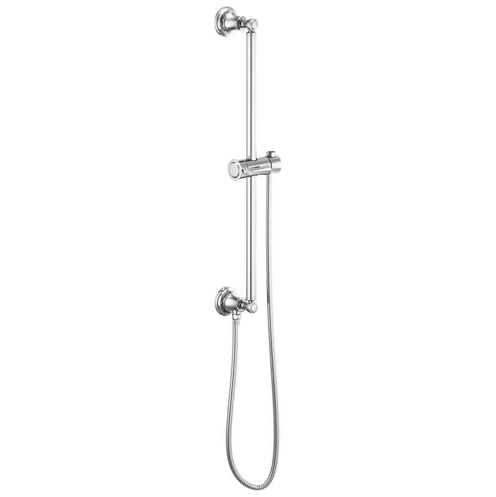 Brizo - Universal Showering Classic Round Slide Bar With Hose - Chrome