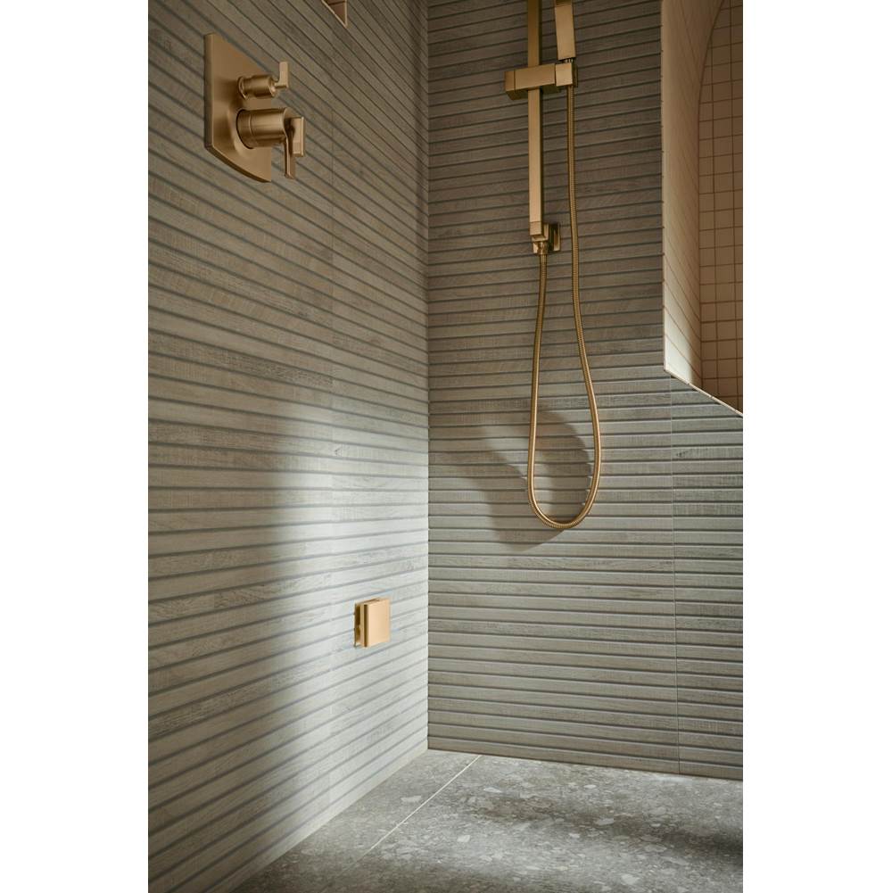 Universal Showering Linear Square Slide Bar With Hose