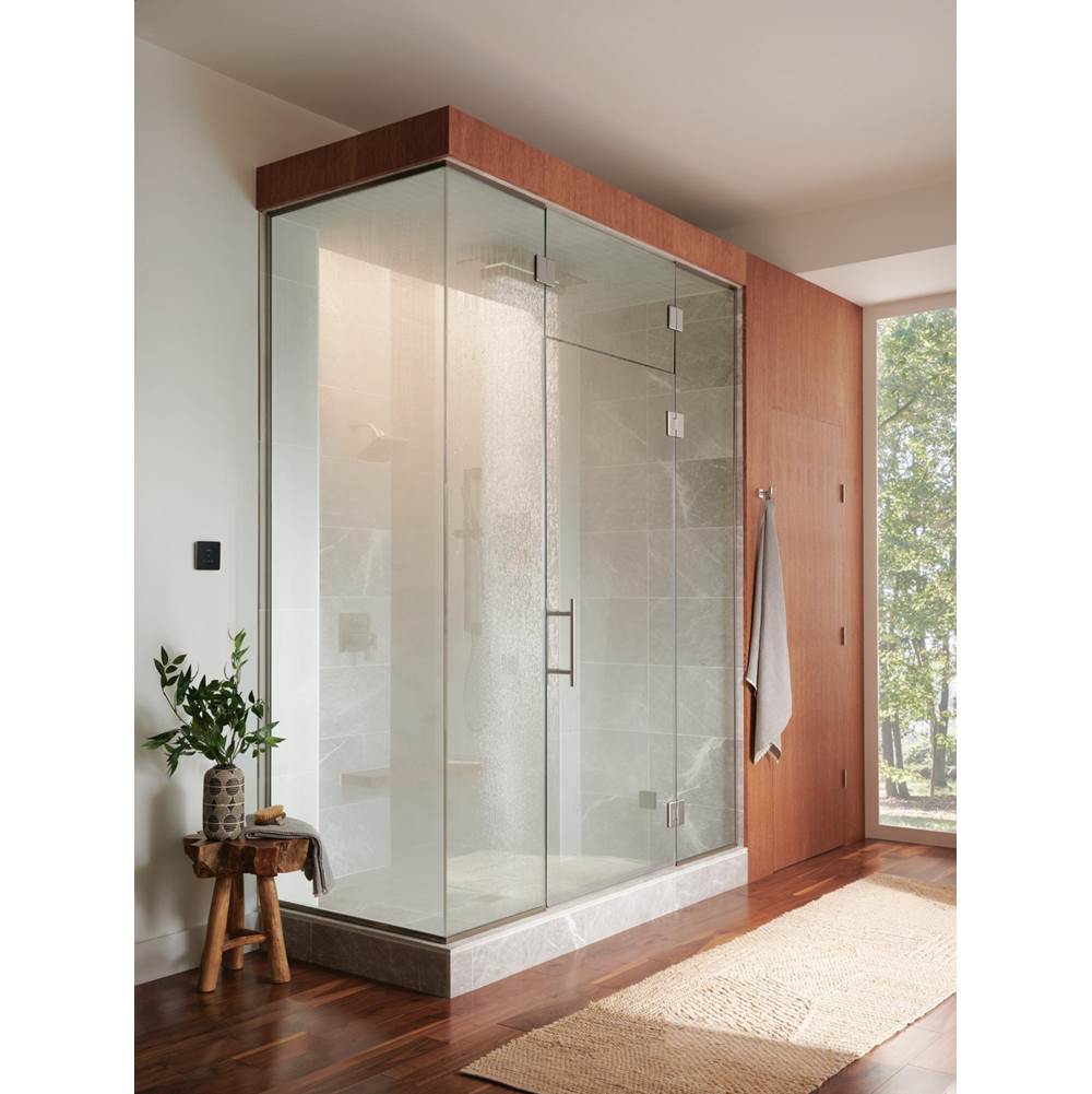 Universal Showering Linear Square Slide Bar With Hose