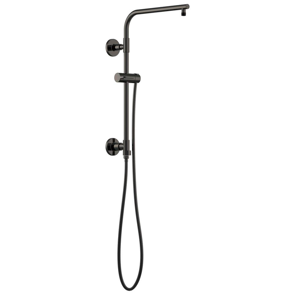 Brizo - Other 18'' Linear Round Shower Column - Brilliance Black Onyx