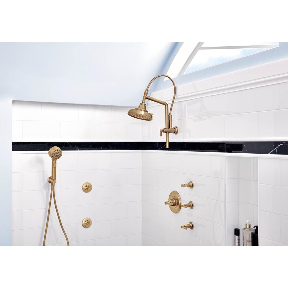 Universal Showering 10 7/16'' Classic Slide Bar Shower Arm And Flange