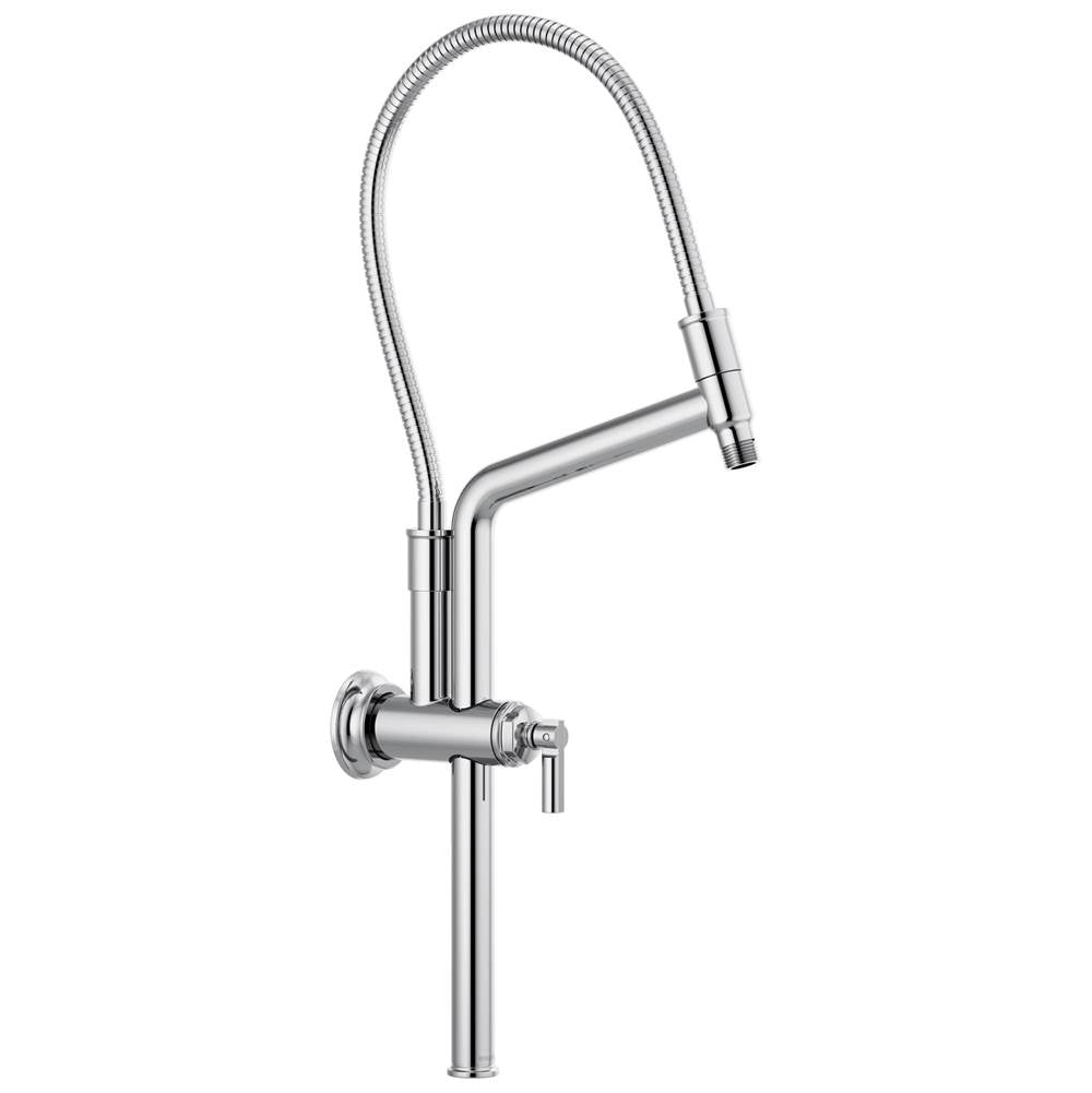 Brizo - Universal Showering 10 7/16'' Classic Slide Bar Shower Arm And Flange - Chrome