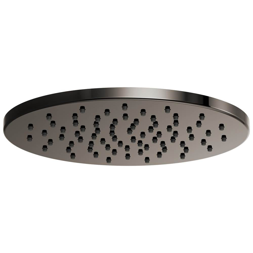 Brizo - Other 12'' Linear Round Single-Function Raincan Shower Head - 1.75 GPM - Brilliance Black Onyx