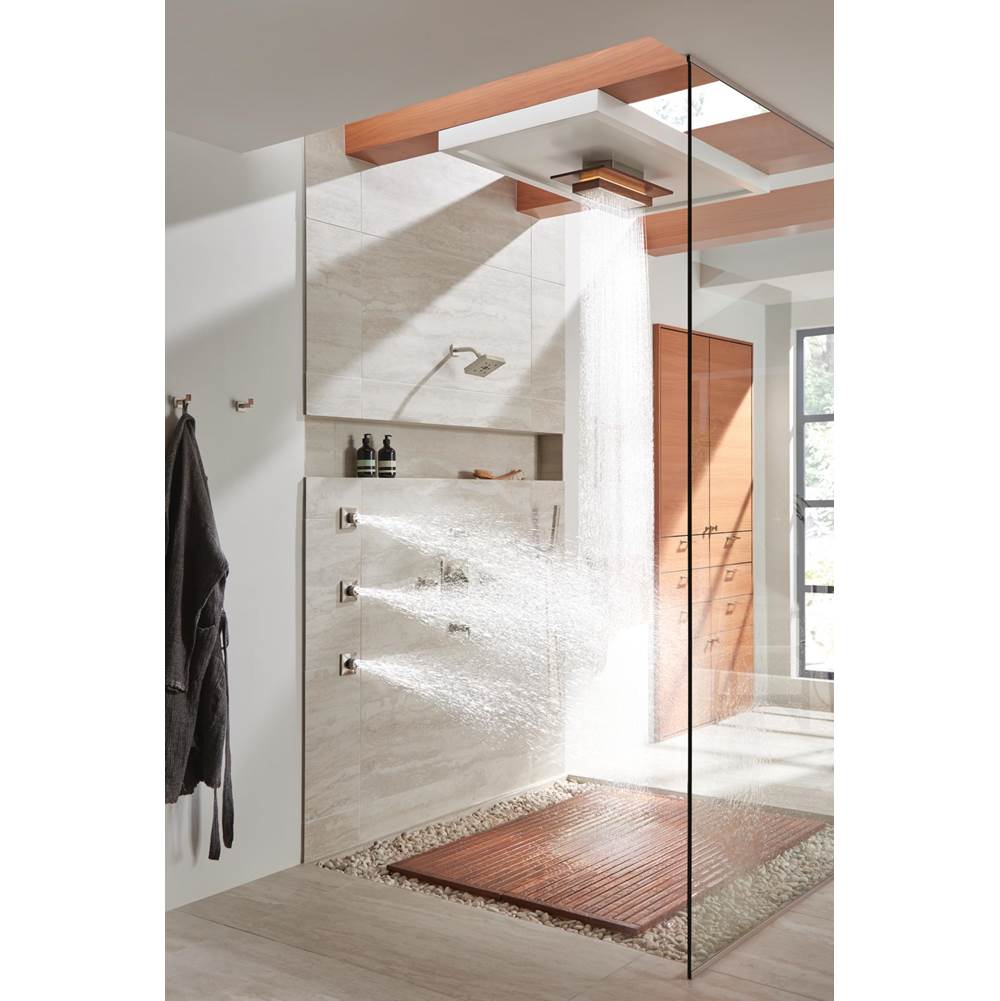 Frank Lloyd Wright 21'' Single-Function Raincan Shower Head with Integrated Lighting - 1.75 GPM