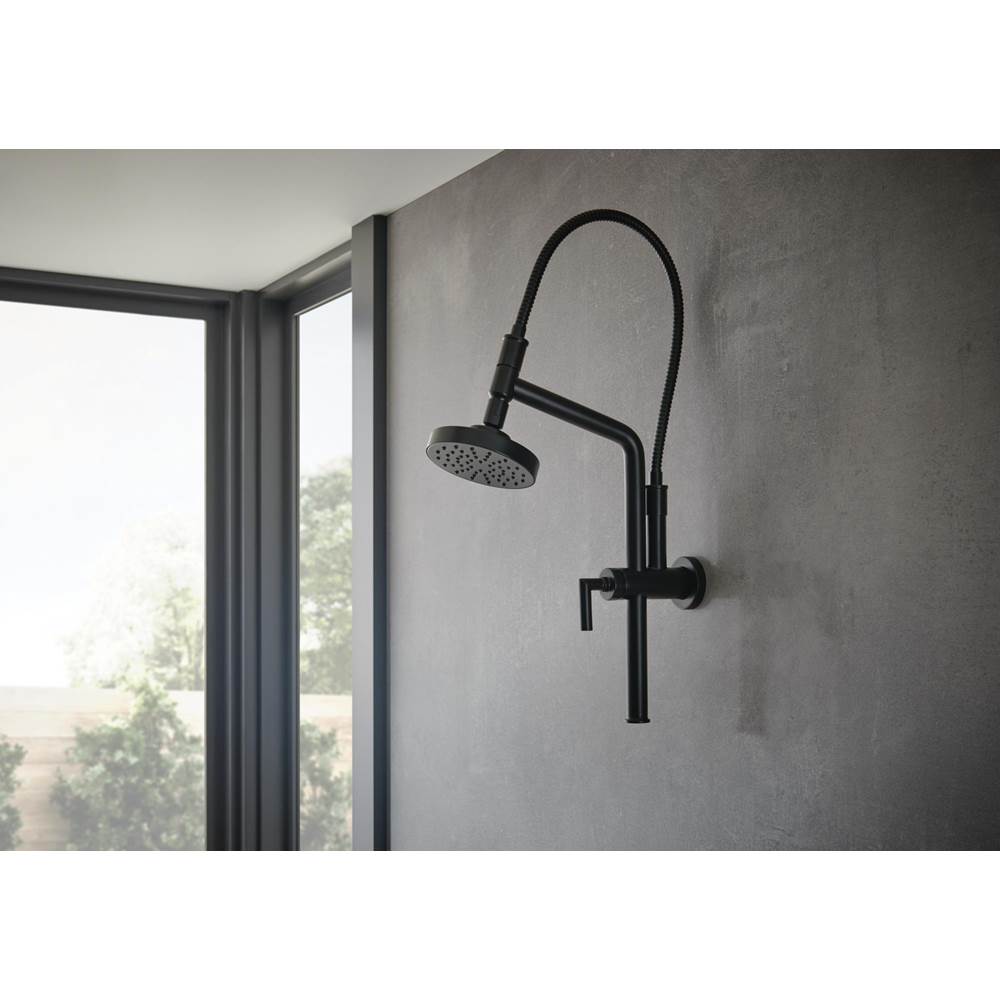 Universal Showering 10 7/16'' Linear Round Slide Bar Shower Arm And Flange