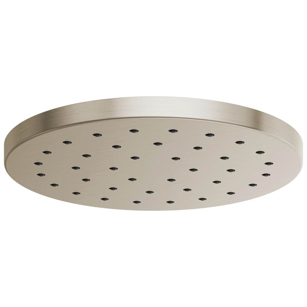 Brizo - Universal Showering 14'' Linear Round H2OKineticSingle-Function Raincan Shower Head 2.5 GPM - Brushed Nickel